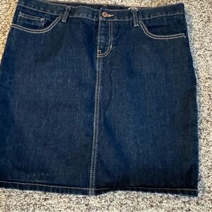 1969 Gap Mini Jean Skirt Size 14